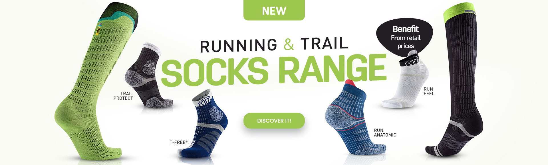 New running and trail socks range!